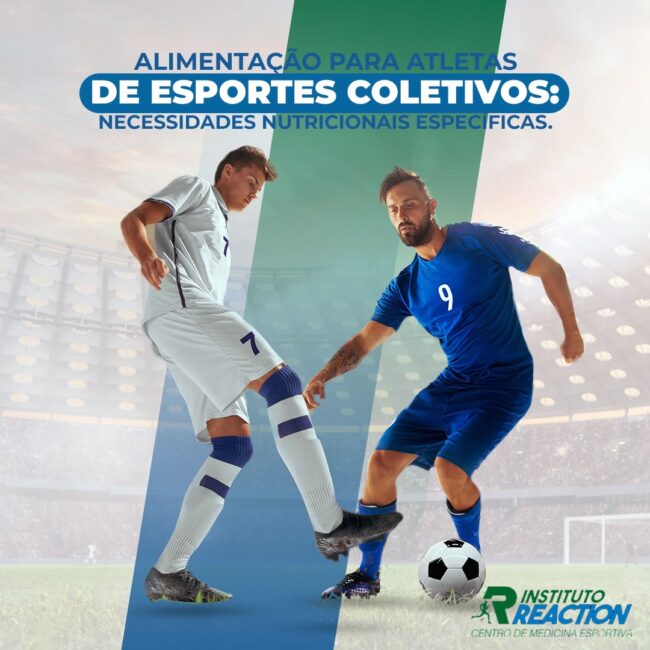 Alimentação para atletas de esportes coletivos